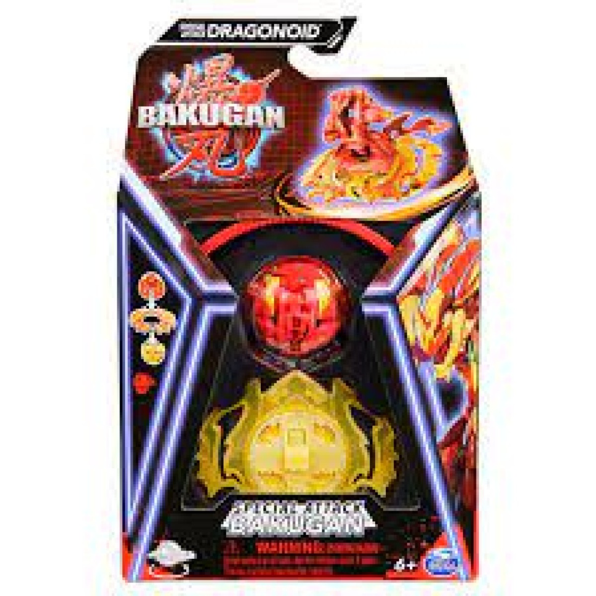 Bakugan 3.0 Battle Pack – 3 Balls, 2 Special Attack Balls, 2 Battle Rings,  1 Launcher Card and 12 Cards – Toy Collection – Children's Toy Age 6+