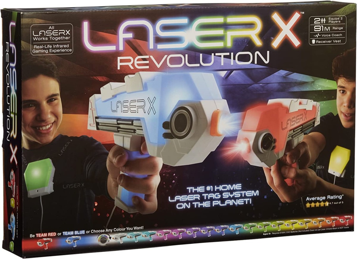 Laser X Two Player Revolution Blaster Laser Tag Gaming Set