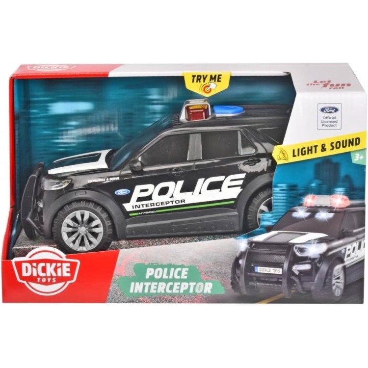 Dickie Toys Ford Police Interceptor with Light & Sound